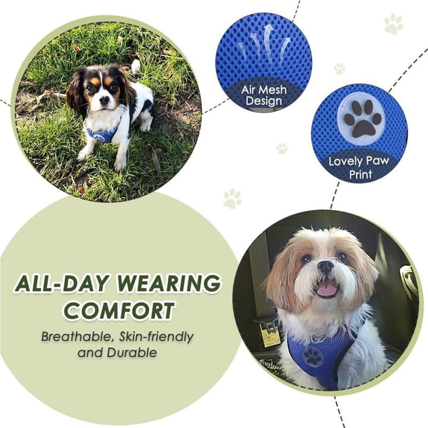 Dog Car Safety Harness Seat Belt 